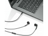 Lenovo 100 In-Ear Headphones Black in-line Microphone 3.5mm jack Laptop Tablet